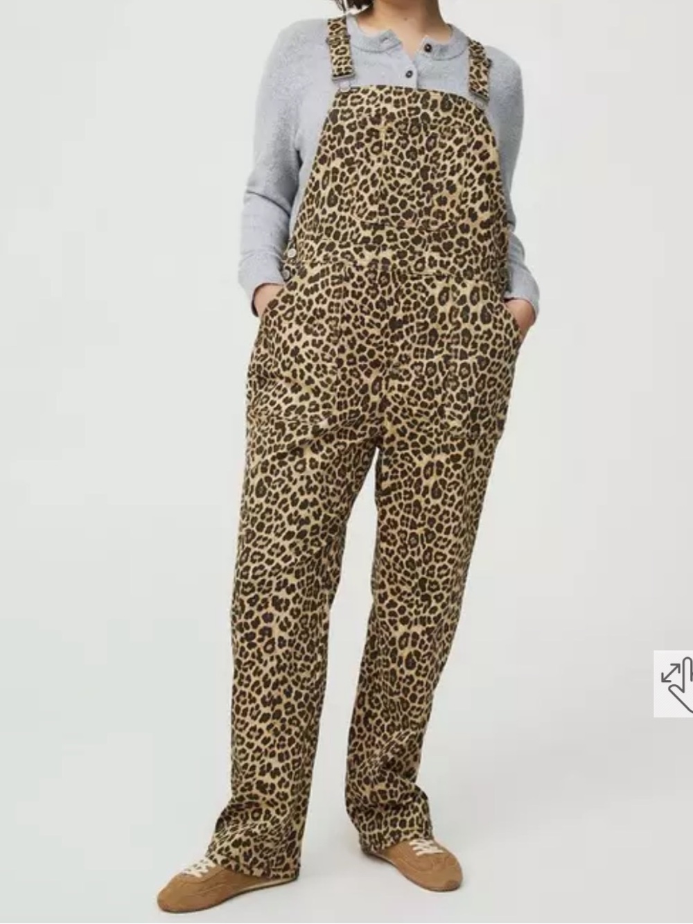 Torrid Leopard Print Overalls 16s